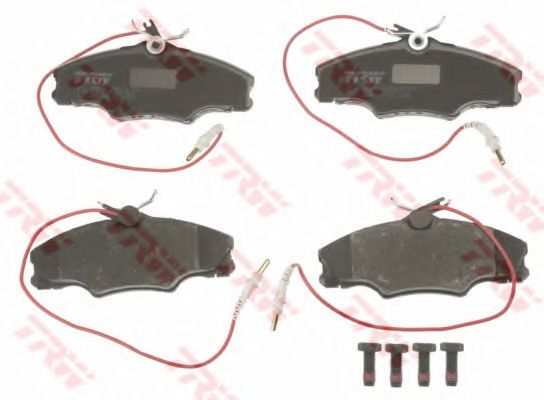 set placute frana,frana disc 2