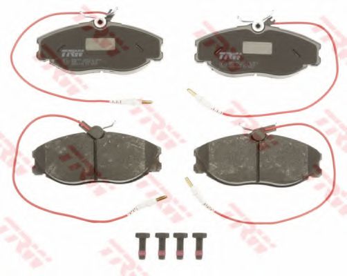 set placute frana,frana disc 2