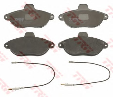 set placute frana,frana disc 2