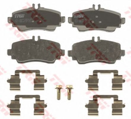 set placute frana,frana disc 2