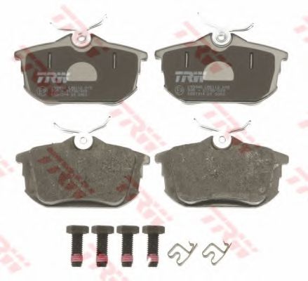 set placute frana,frana disc 2