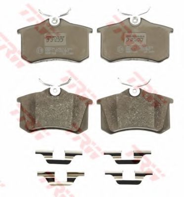 set placute frana,frana disc 2