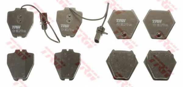 set placute frana,frana disc 2