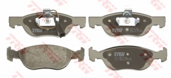 set placute frana,frana disc 2