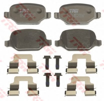 set placute frana,frana disc 2