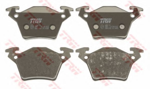 set placute frana,frana disc 2