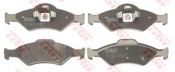 set placute frana,frana disc 2