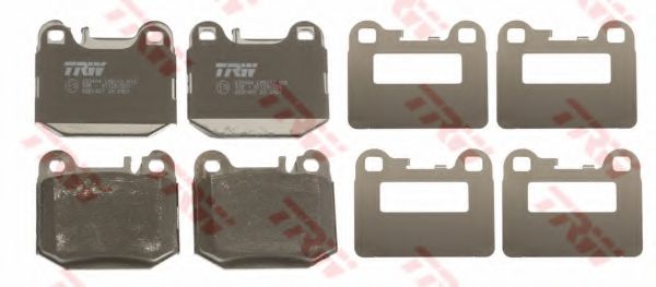 set placute frana,frana disc 2