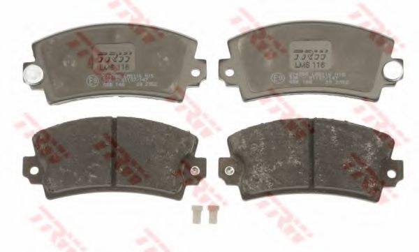 set placute frana,frana disc 2