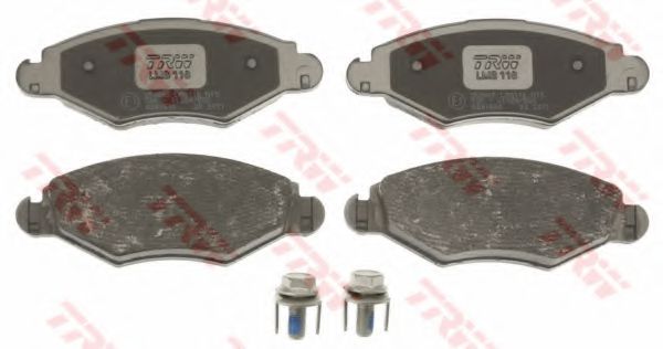 set placute frana,frana disc 2