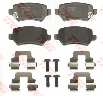 set placute frana,frana disc 2