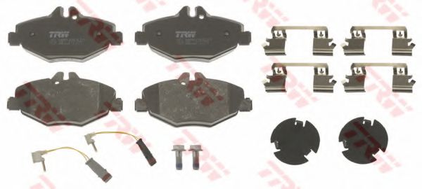 set placute frana,frana disc 2