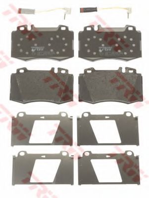 set placute frana,frana disc 2