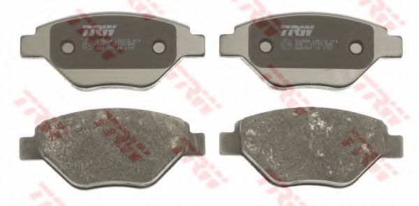 set placute frana,frana disc 2