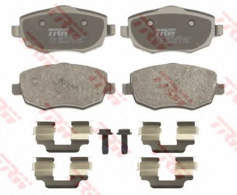 set placute frana,frana disc 2