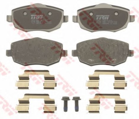 set placute frana,frana disc 2