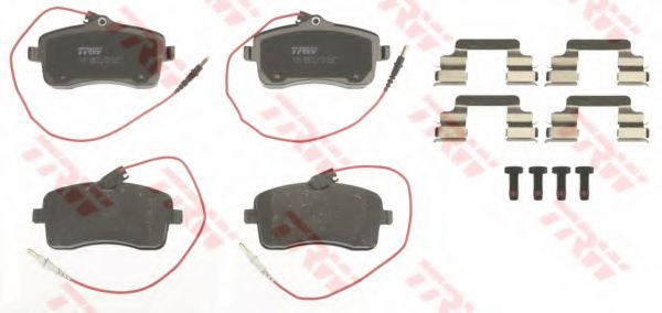 set placute frana,frana disc 2