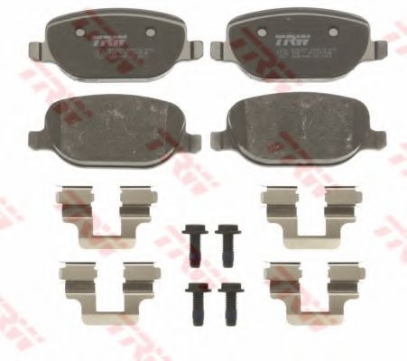 set placute frana,frana disc 2