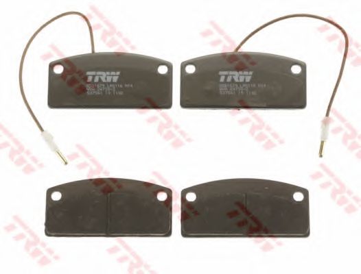 set placute frana,frana disc 2