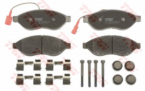 set placute frana,frana disc 2