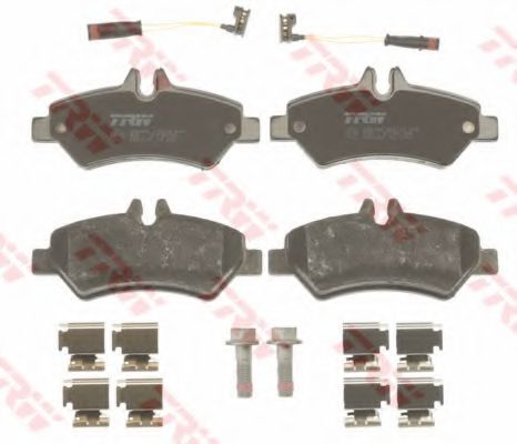 set placute frana,frana disc 2