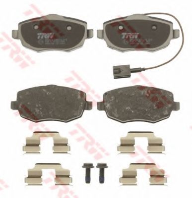 set placute frana,frana disc 2