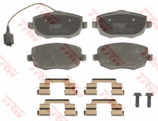 set placute frana,frana disc 2