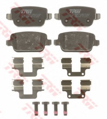 set placute frana,frana disc 2