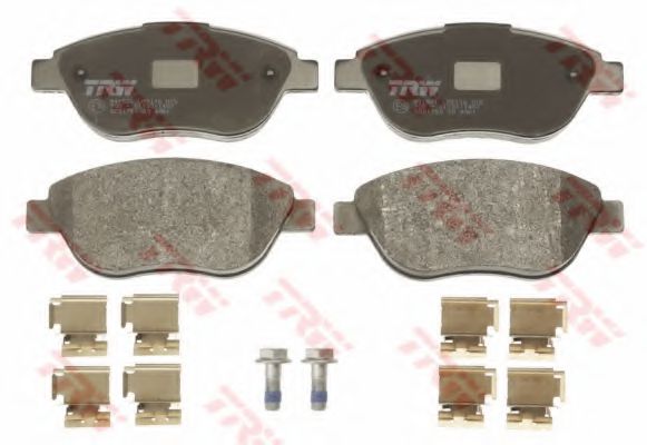 set placute frana,frana disc 2