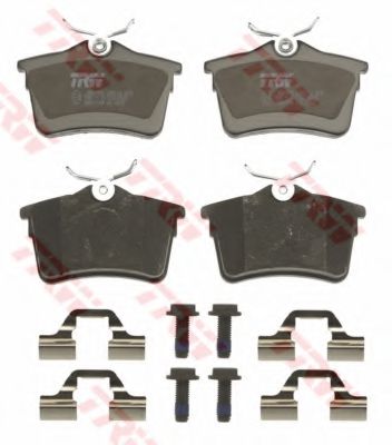 set placute frana,frana disc 2