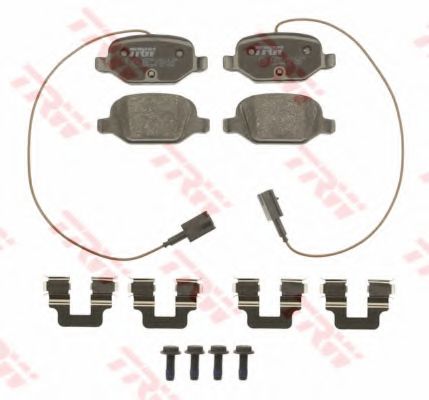 set placute frana,frana disc 2