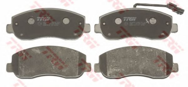 set placute frana,frana disc 2