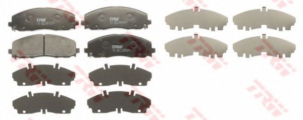set placute frana,frana disc 2