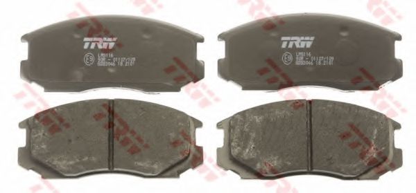 set placute frana,frana disc 2