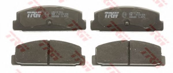 set placute frana,frana disc 2