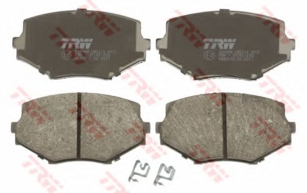 set placute frana,frana disc 2