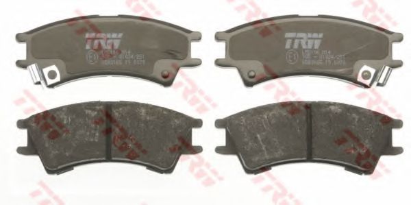 set placute frana,frana disc 2