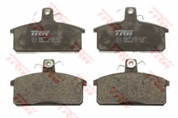 set placute frana,frana disc 2