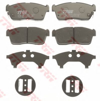 set placute frana,frana disc 2