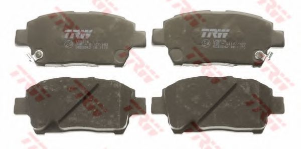 set placute frana,frana disc 2