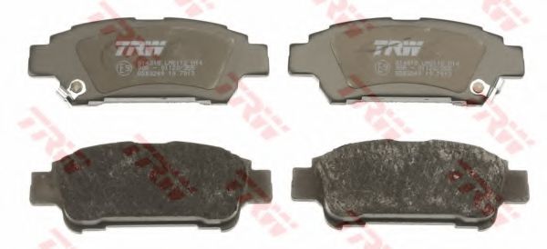 set placute frana,frana disc 2