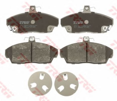 set placute frana,frana disc 2