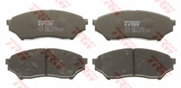set placute frana,frana disc 2