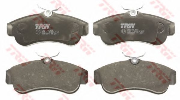 set placute frana,frana disc 2