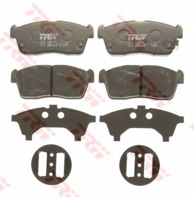 set placute frana,frana disc 2