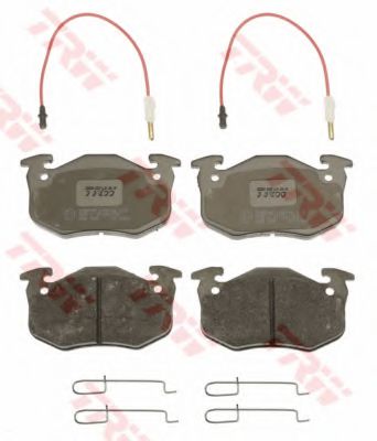set placute frana,frana disc 2