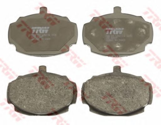 set placute frana,frana disc 2