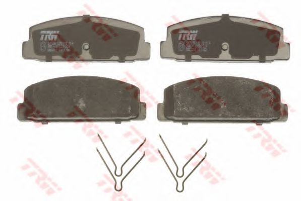 set placute frana,frana disc 2
