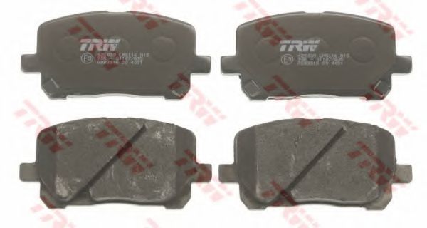 set placute frana,frana disc 2
