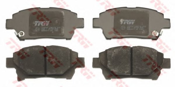 set placute frana,frana disc 2